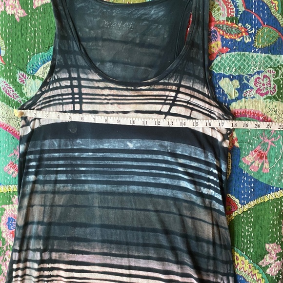 Marika Charles Hand Dyed Striped Tank Dress size 3 - Picture 4 of 6
